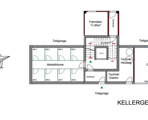 KGM Immohaus - Haag/Lerchenberg Haus 6c, Grundriss Kellergeschoss