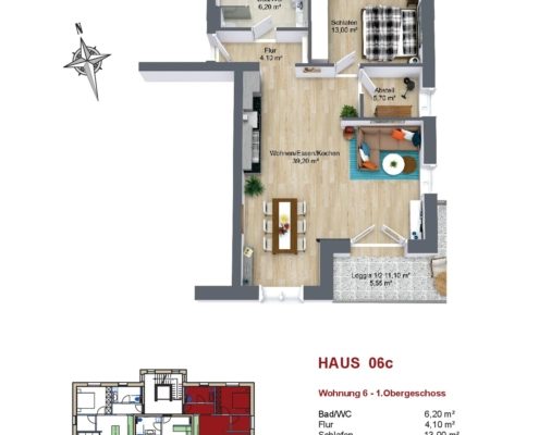 KGM Immohaus - Haag/Lerchenberg Haus 6c, Wohnung 6